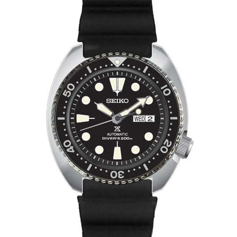 Seiko Mens Spring Prospex Silicone Strap Watch - SRP777