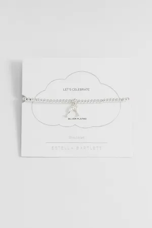 Sienna Beaded Champagne Charm Bracelet