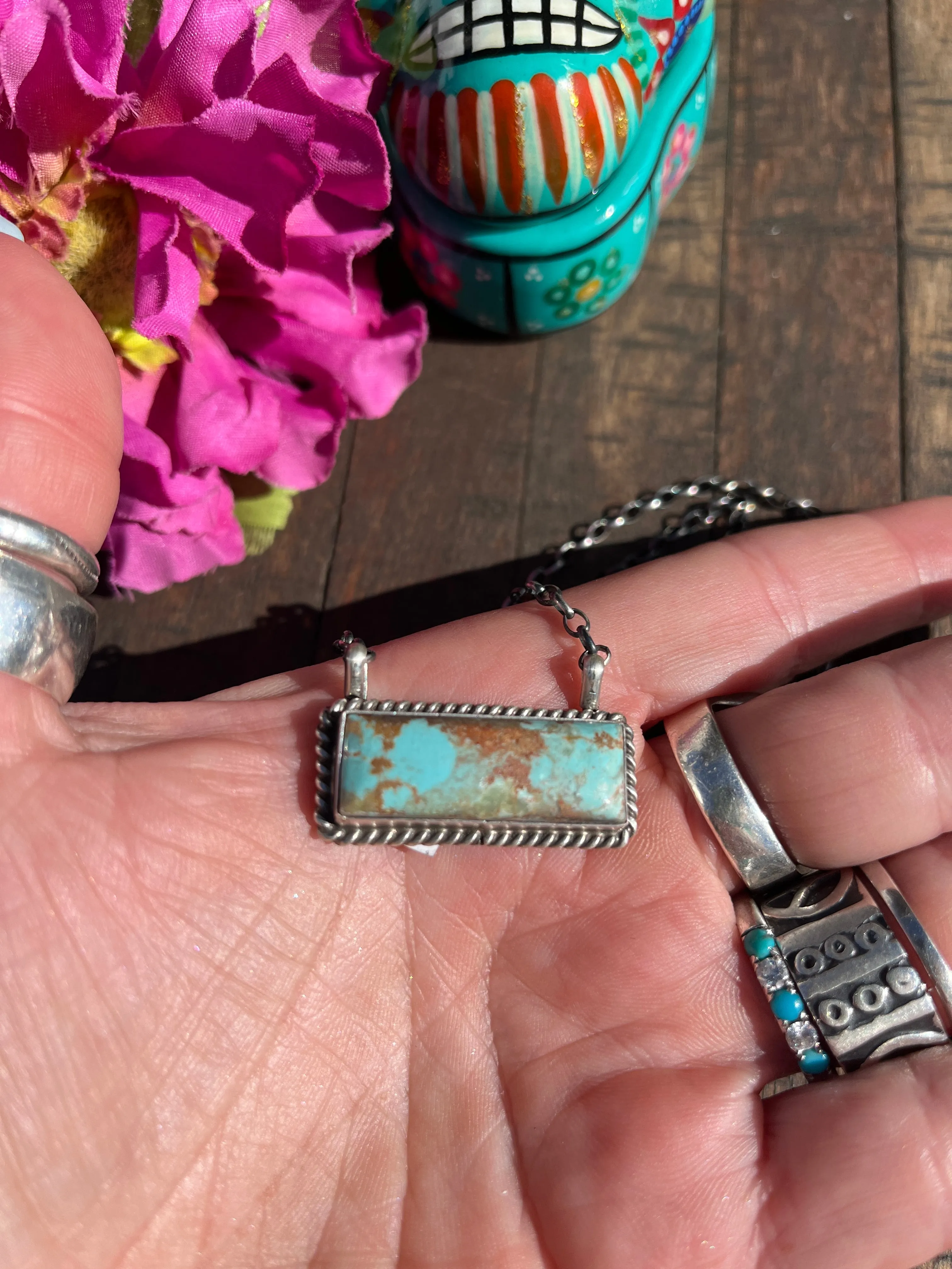 Simple Kingman Bar Necklace #9