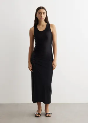 Sleeveless Robe Dress