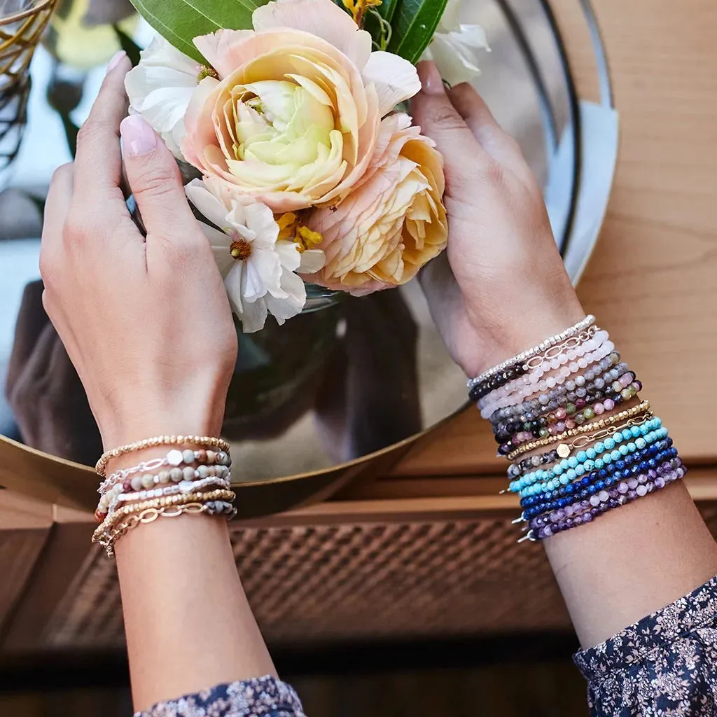 Stone & Chain Stack Bracelet