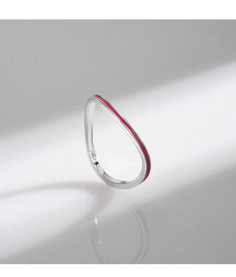 Stunning Sterling Silver Storm Wave Ring with Japanese and South Korean Fusion