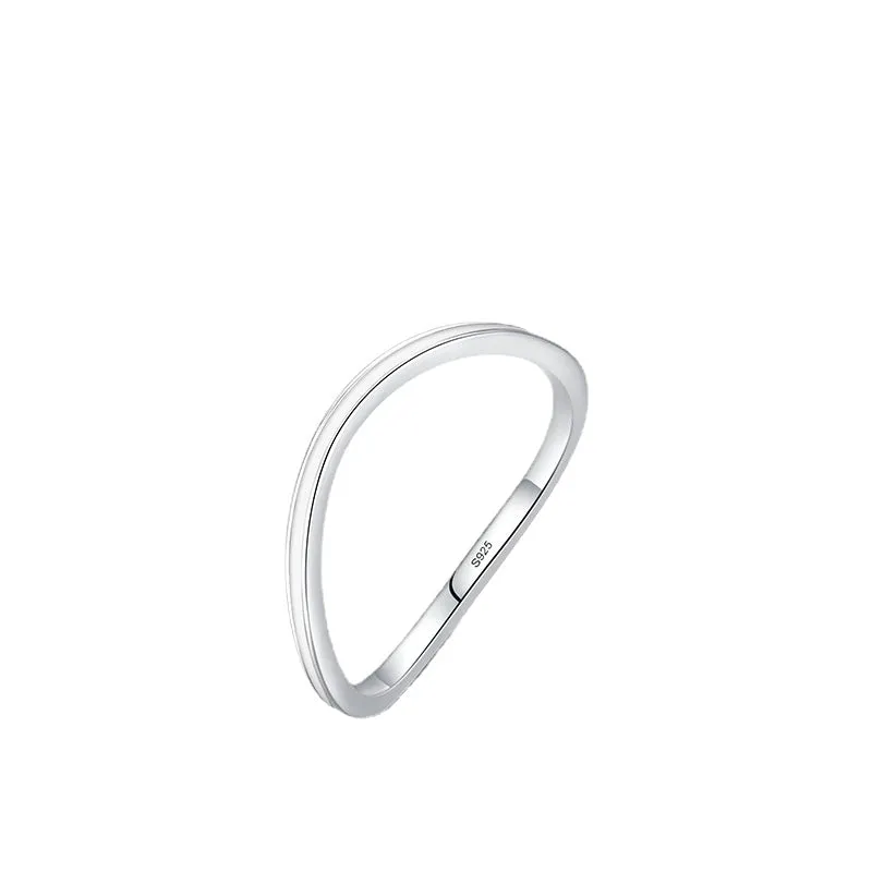 Stunning Sterling Silver Storm Wave Ring with Japanese and South Korean Fusion
