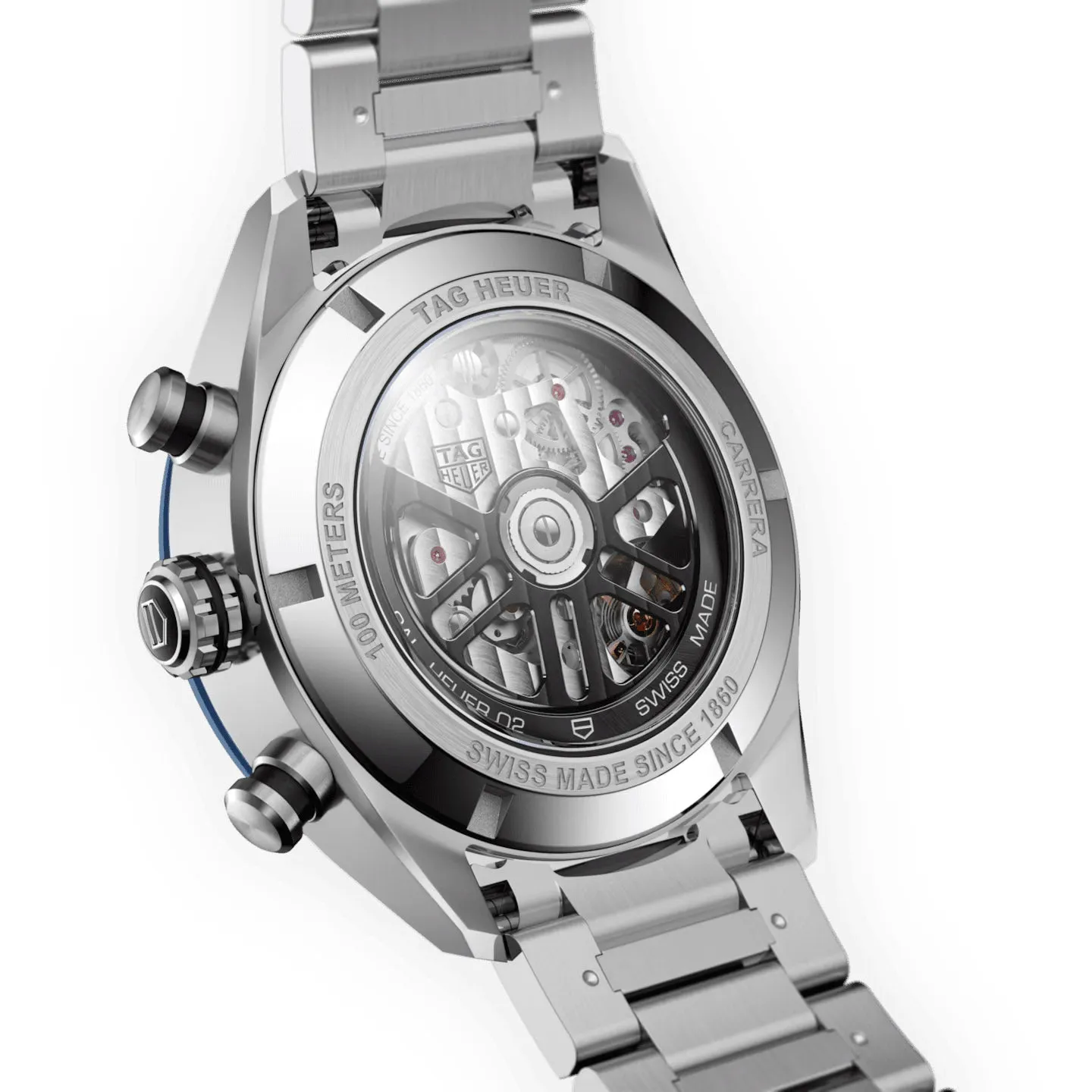 Tag Heuer Carrera Men's Blue Chronograph Watch CBN2A1A.BA0643