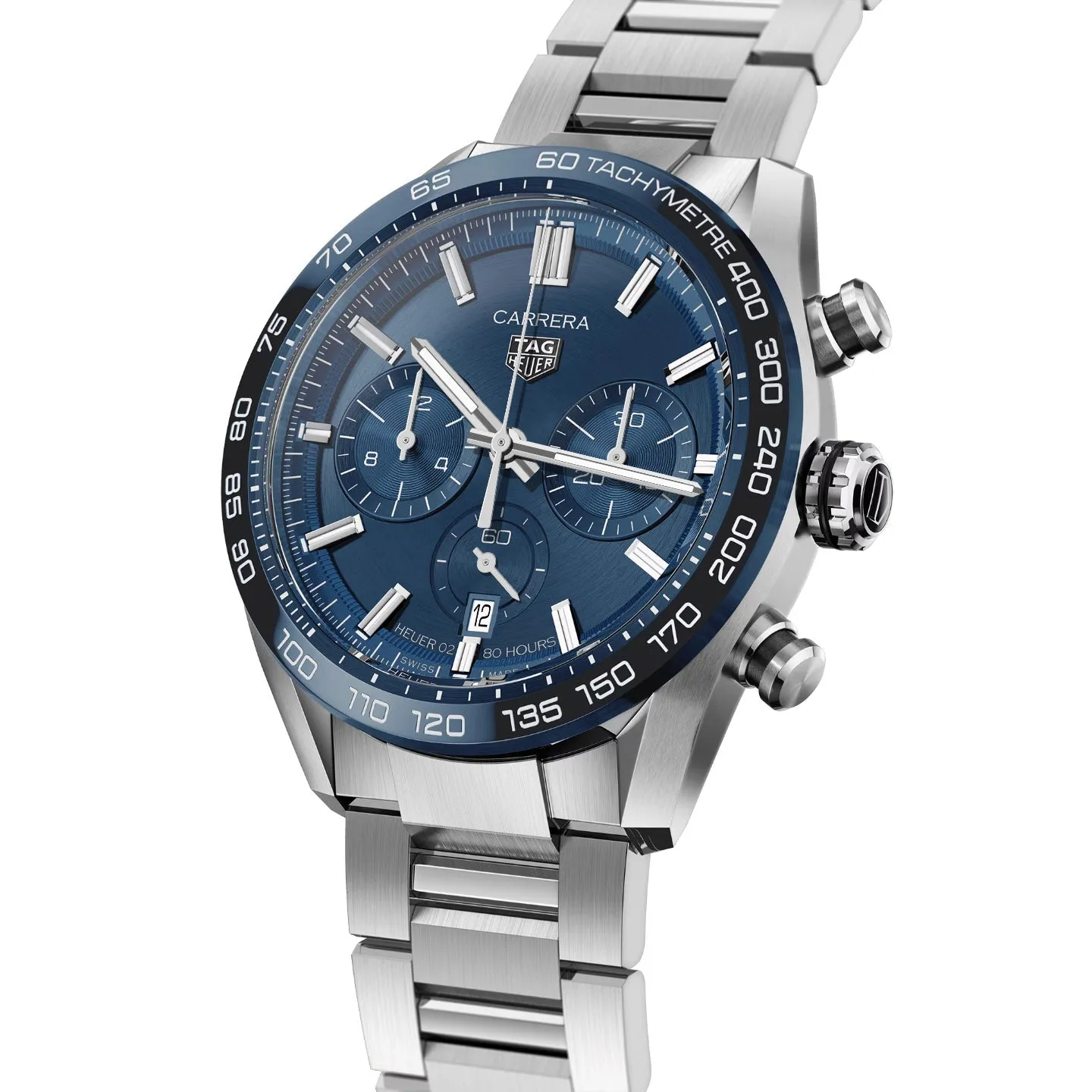 Tag Heuer Carrera Men's Blue Chronograph Watch CBN2A1A.BA0643