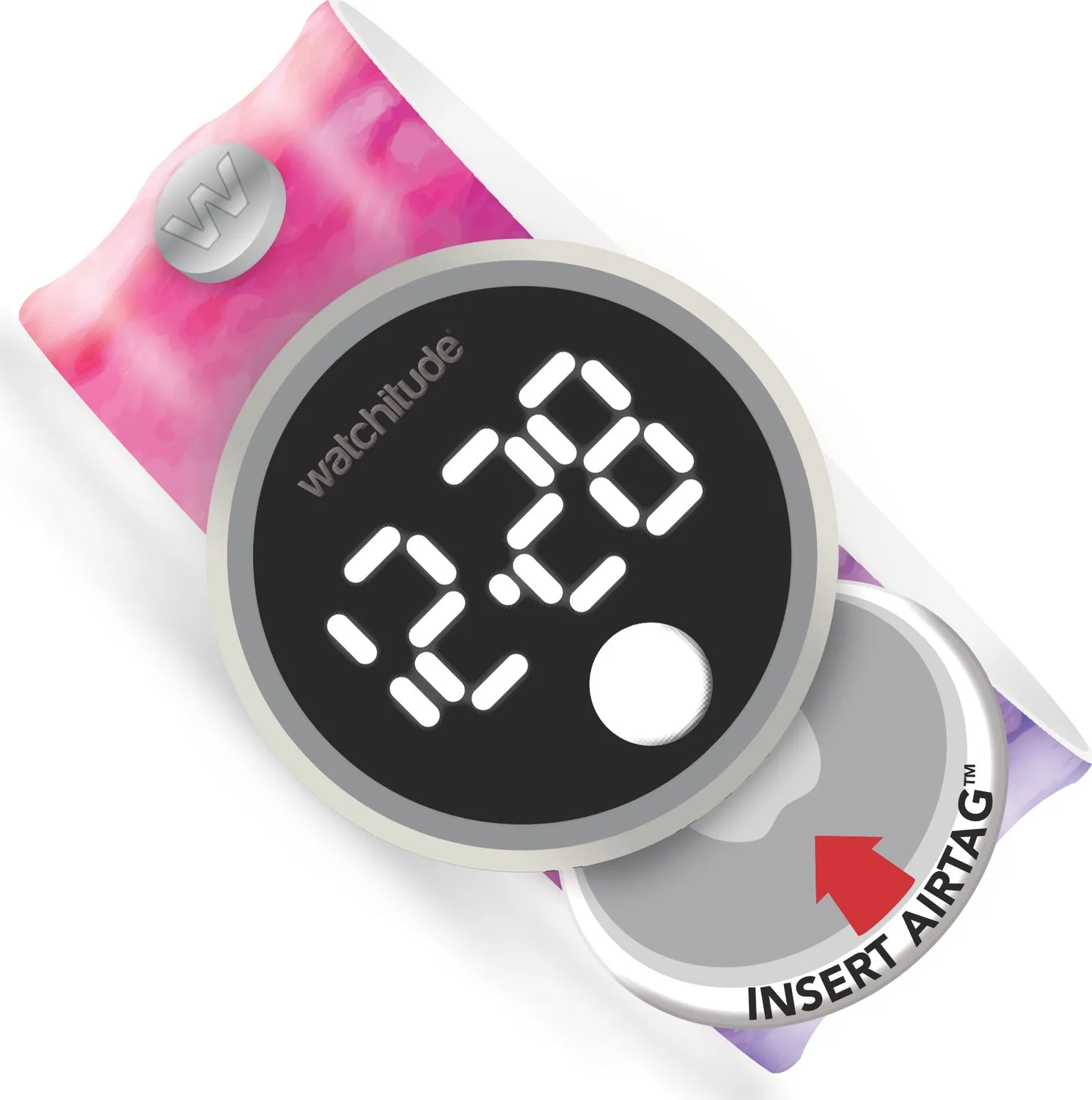 Tag'd Trackable Watch -  Rainbow Tie Dye