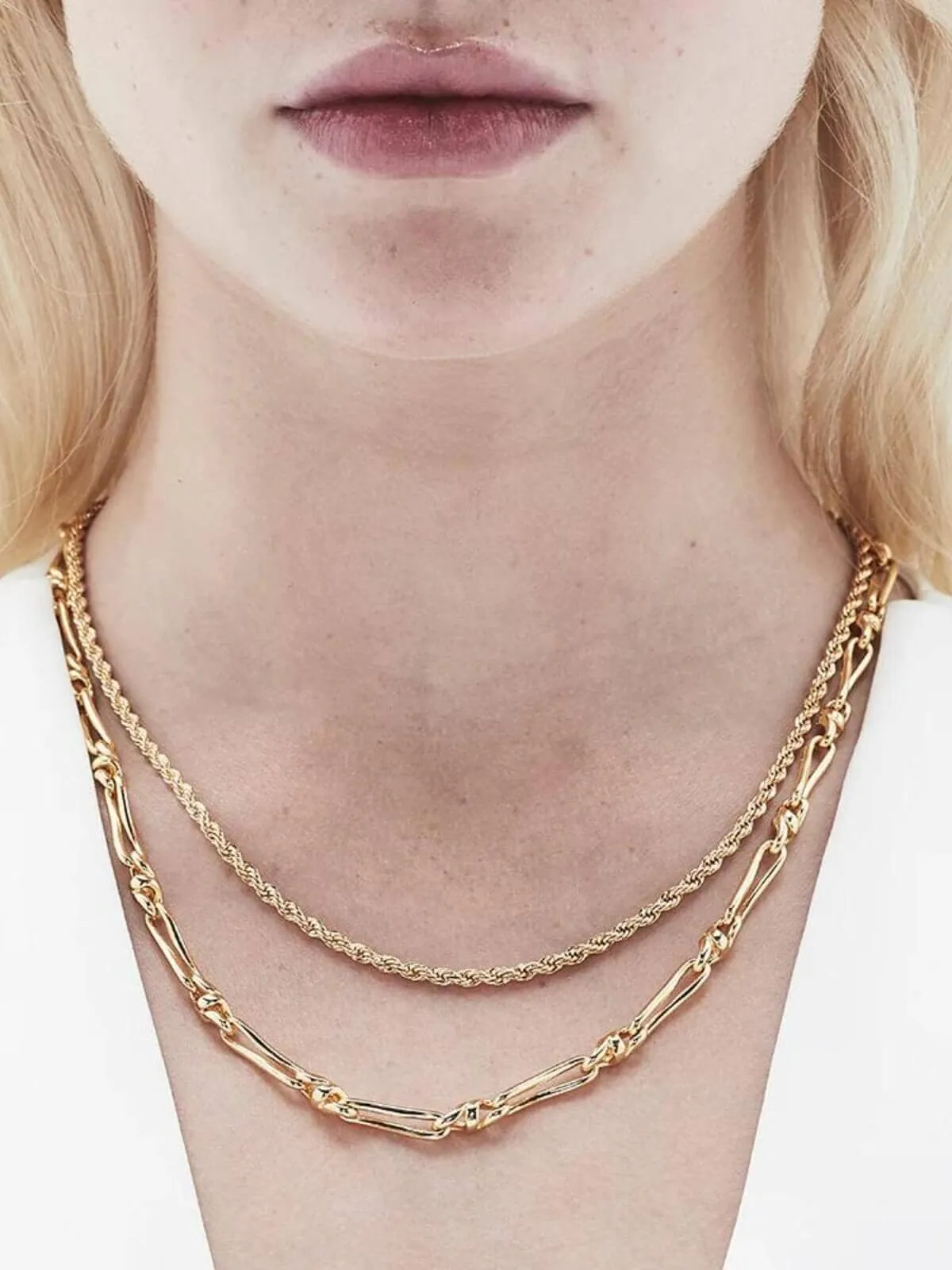 Thalia Chain Necklace - Gold