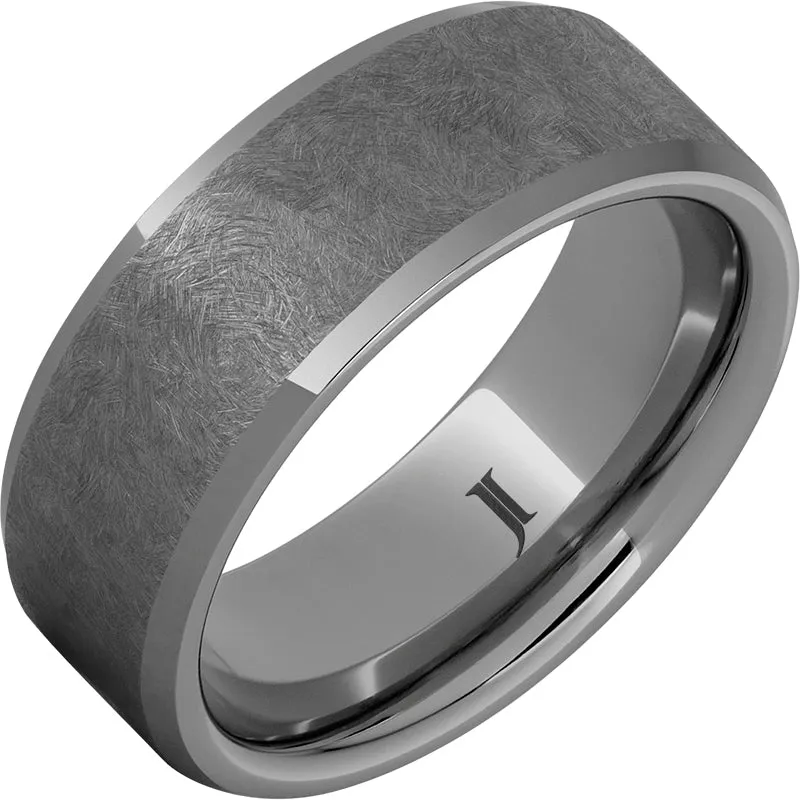 The Sentinel â€“ Rugged Tungsten™ Hand Finished Ring