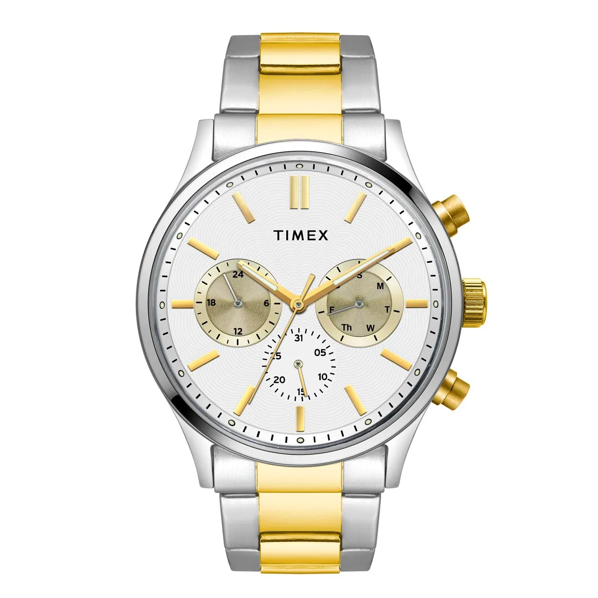 Timex White Dial Men Multifunction Watch - TWEG19606