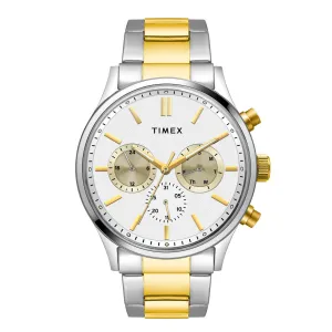Timex White Dial Men Multifunction Watch - TWEG19606
