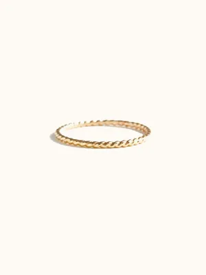 Twisted Stacking Ring