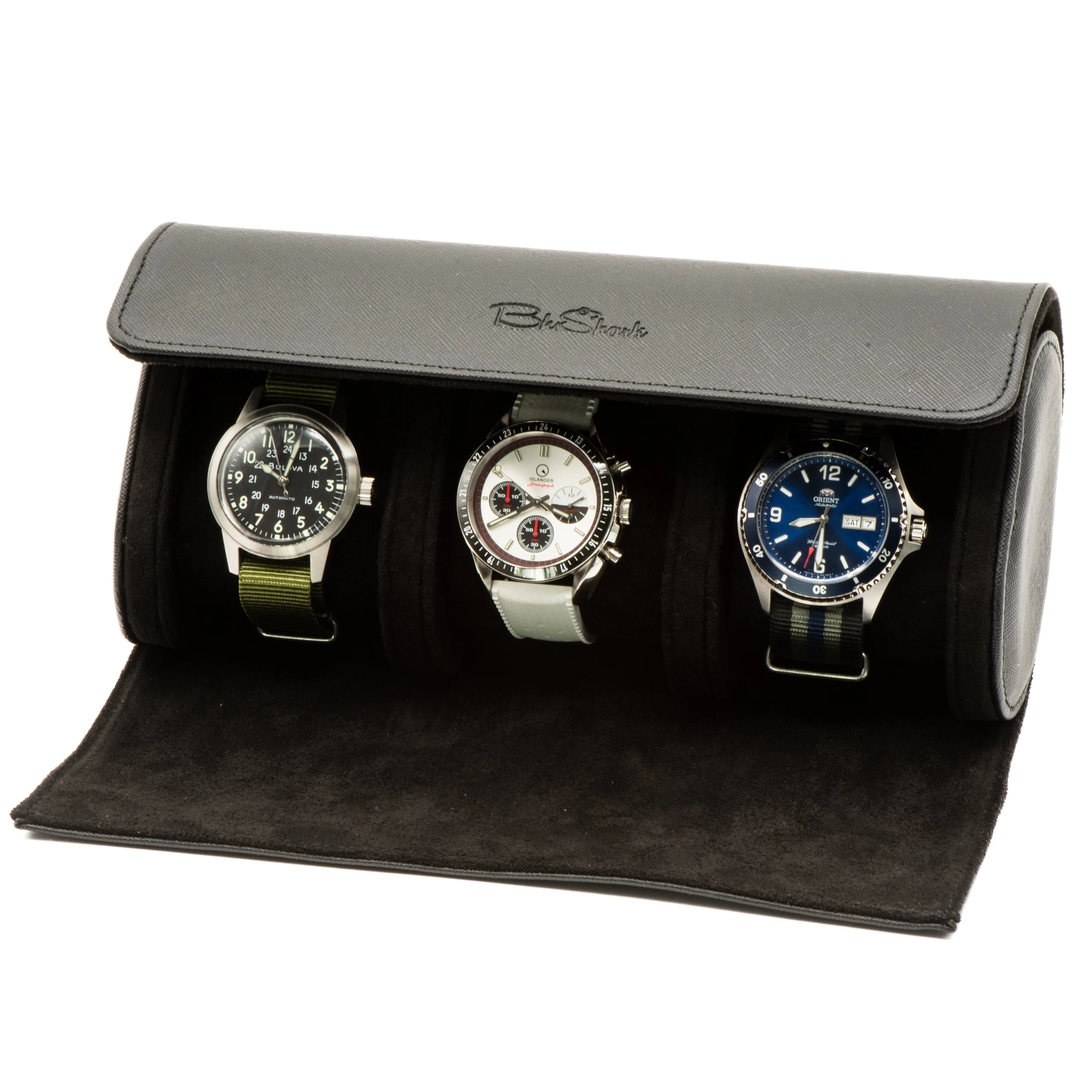 Watch Roll Travel Case - Triple