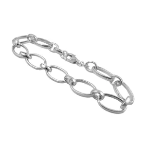 Women's Sterling Silver Chain Bracelet