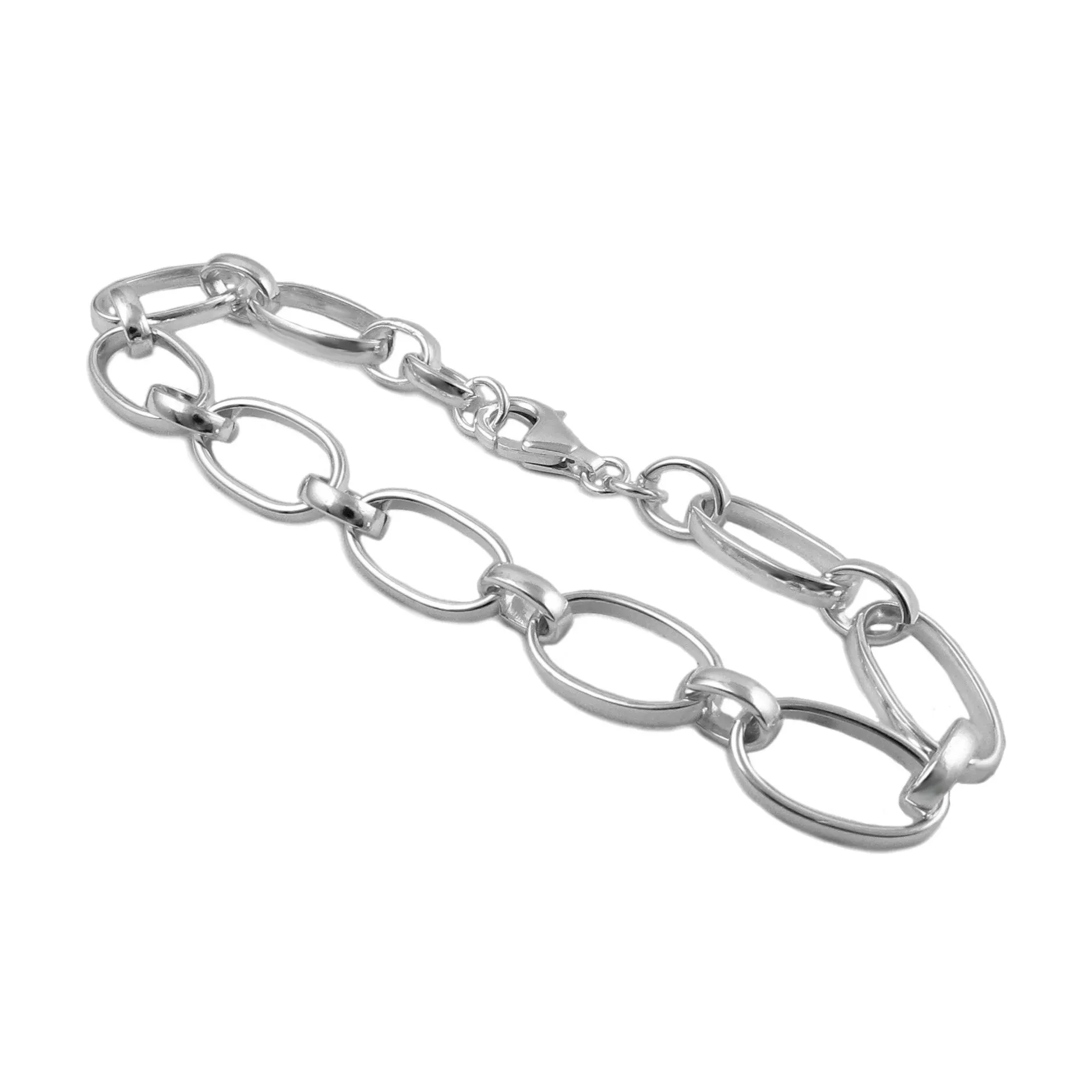 Women's Sterling Silver Chain Bracelet