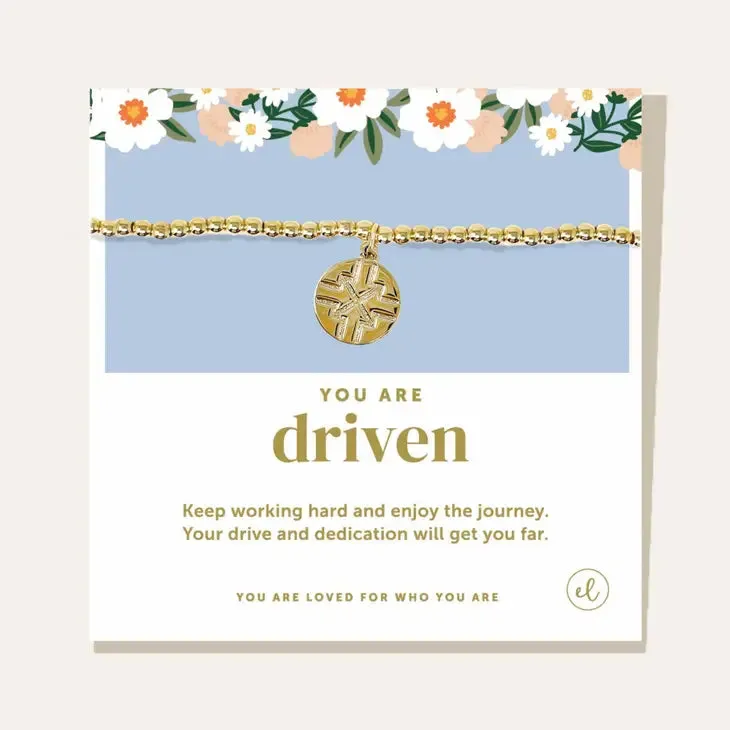 You are Driven Charm Bracelet