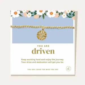 You are Driven Charm Bracelet